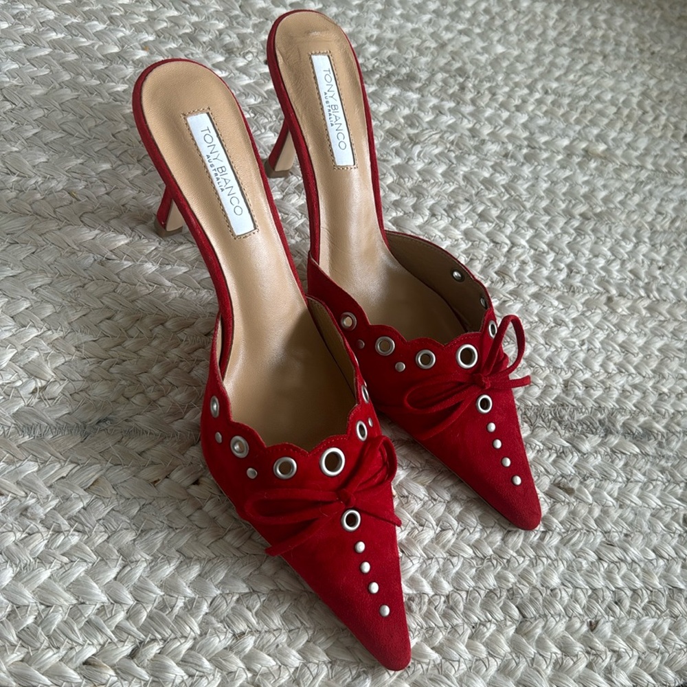 Tony Bianco Shae Mule in Red